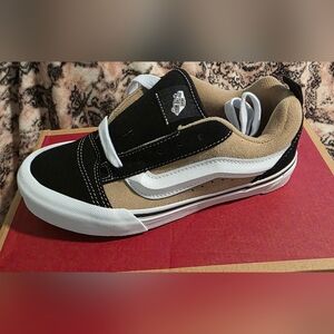 Vans Knu Skool Black and Tan Sneakers
